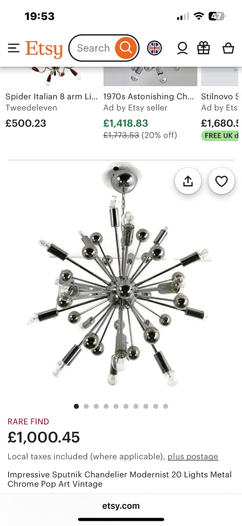 image for Sputnik light pendant 