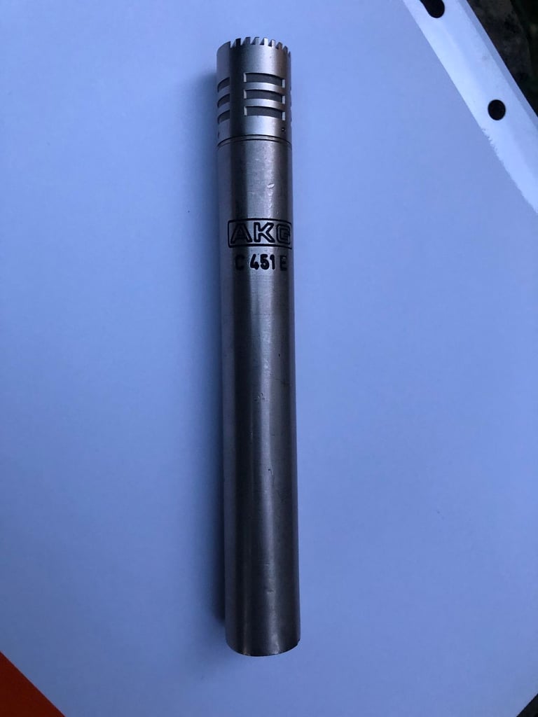 image for AKG C 451 E condenser microphone (faulty - review description)