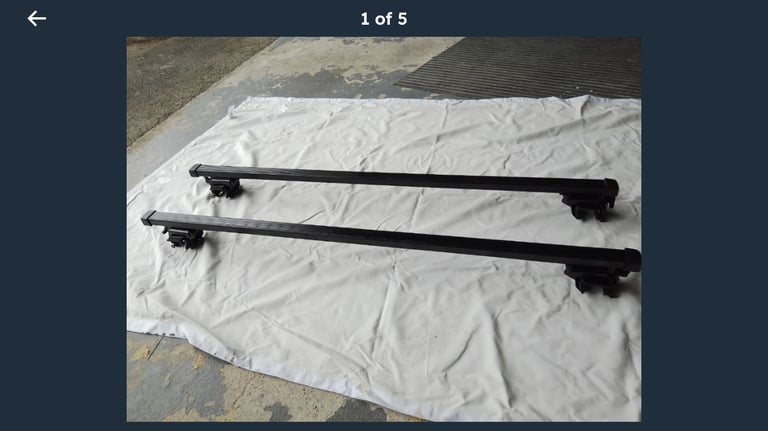 Roof Bars Locking With Keys Paddy Hopkirk For Vehicles With Raised Rails With Gap Below