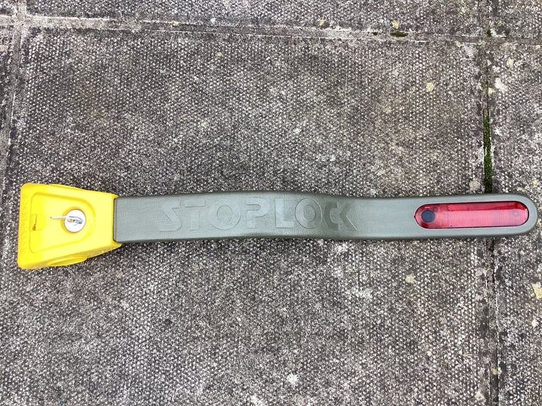 Stop lock steering wheel lock