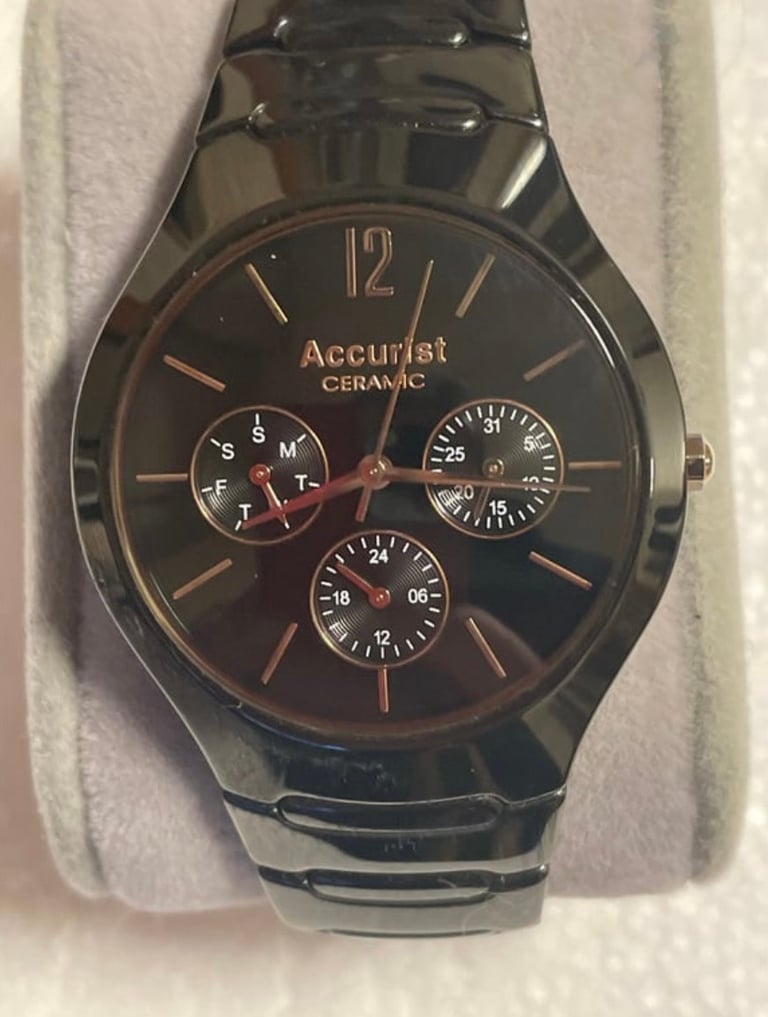 Accurist ceramic cheap watch