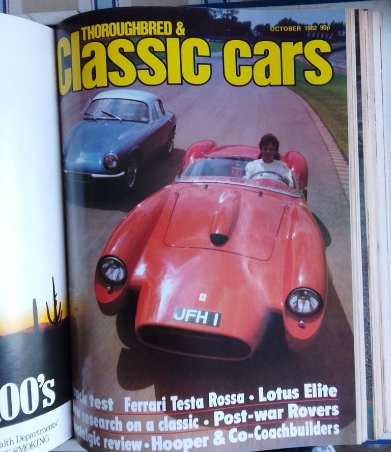 1982 Thoroughbred and Classic cars magazines. All issues