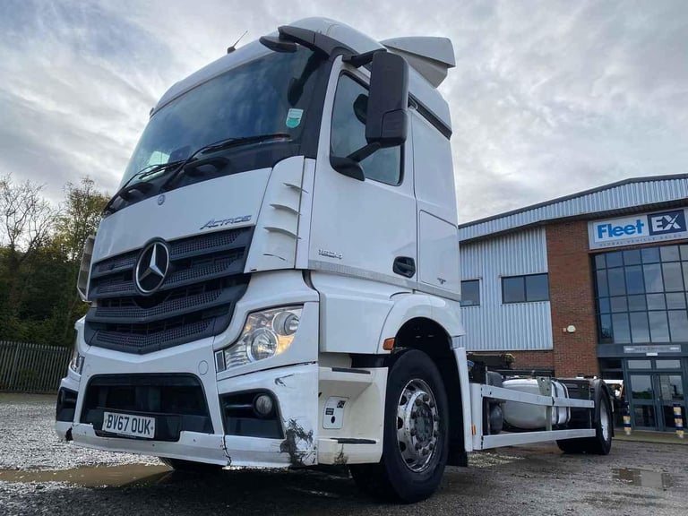 MERCEDES ACTROS 1824 *EURO 6* 4X2 DEMOUNT CHASSIS CAB 2018 - BV67 OUK
