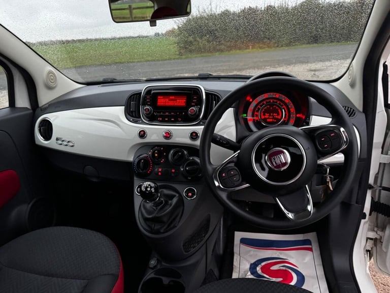 2016 Fiat 500 1.2 ECO Pop Star Euro 6 (s/s) 3dr Hatchback Petrol Manual