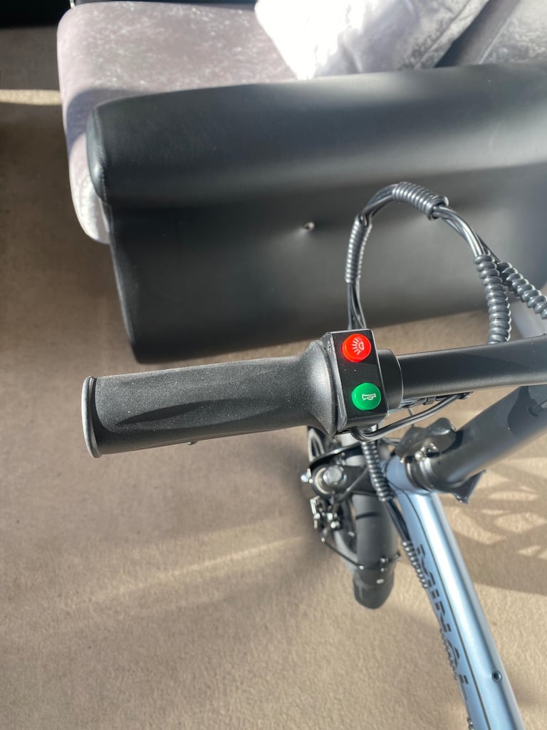Minal M2 Grey Folding Electric Bike E-Bike 250W Motor 48V 15AH Battery 34km/h New