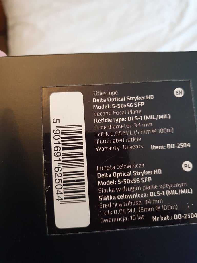 image for Delta stryker 5-50x56 scope