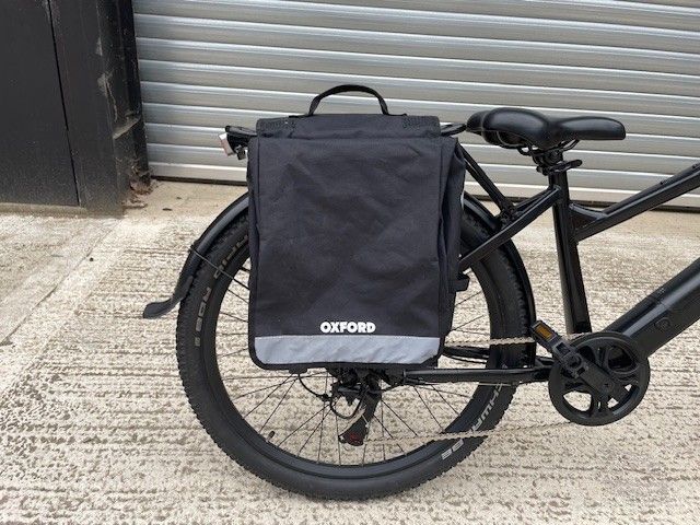 Cruiser eBike 250wh motor 36v Battery - Pannier Bags-Lock- Phone Holder- Black