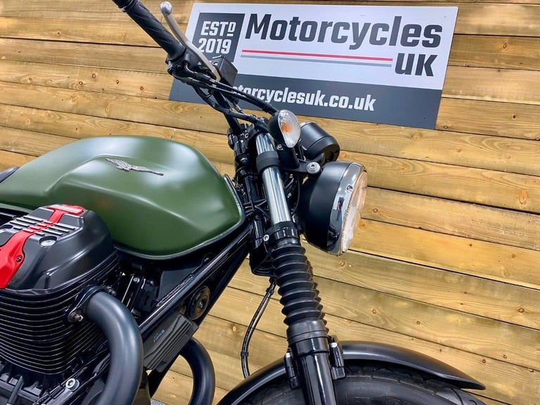 2018 MOTO GUZZI V7 STONE, ONLY 2494 MILES, FSH, COOL ITALIAN RETRO