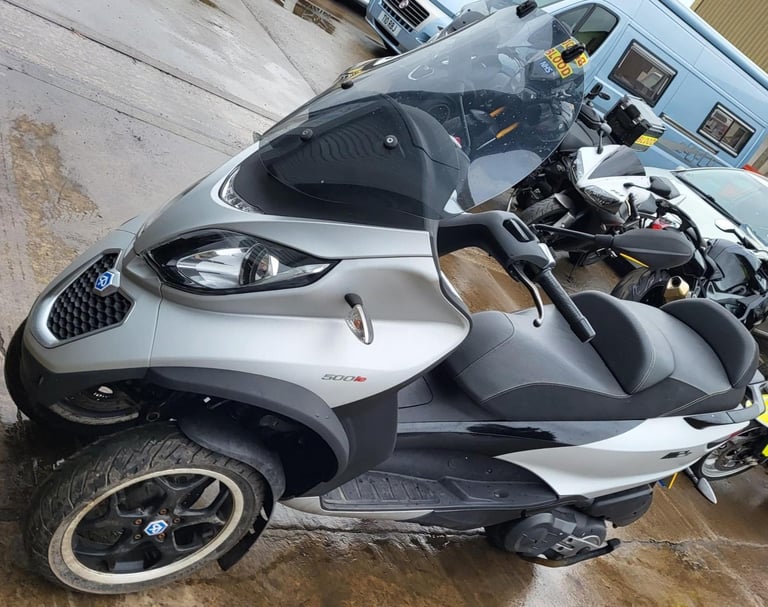 image for 2017 67 PIAGGIO MP3 500 LT SPORT ABS ASC TRICYCLE TRIKE RIDE ON CAR LICENSE
