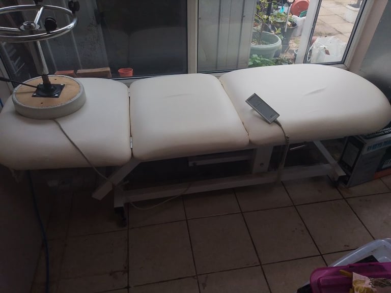 Electric massage table with Stool