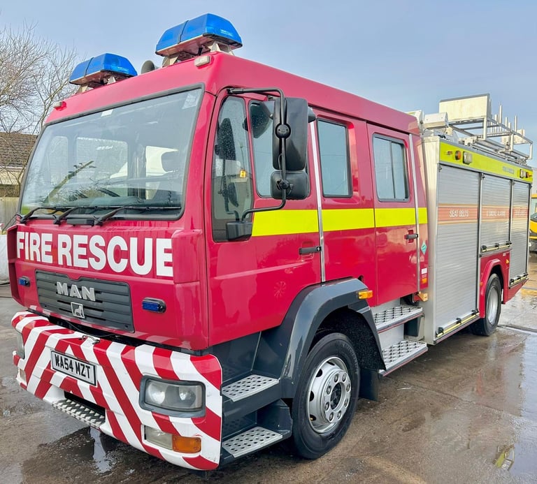 2005 MAN LE14.280 FIRE ENGINE CREW CAB 12 TON CAMPER NO ADBLUE !!33,000 MILES!!