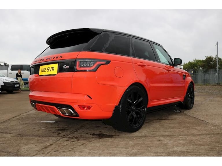 2018 RANGE ROVER SVR SUPER RARE FACTORY ORDER LAVA ORANGE STUNNING CONDITION