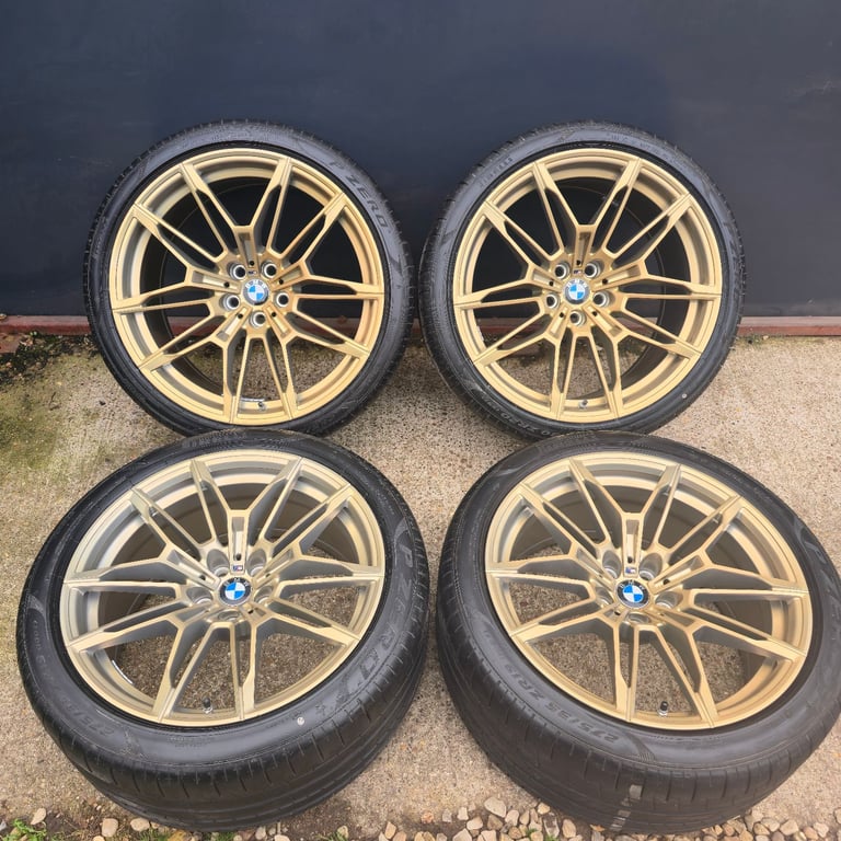 Genuine BMW 825M Competition 19 20" Alloy Wheels M2 G7 M3 G80 M4 G81 Gold 826m