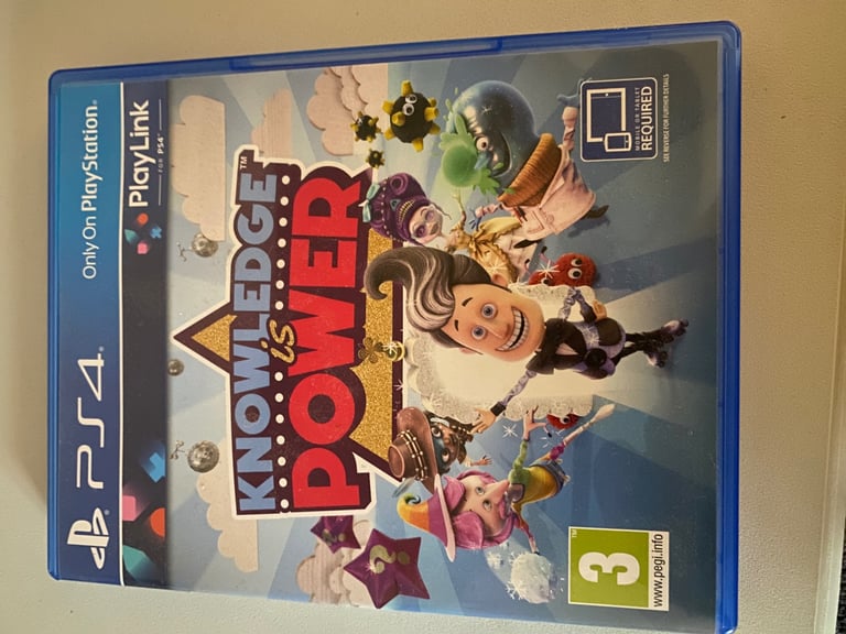 image for PS4 game knowledge is power