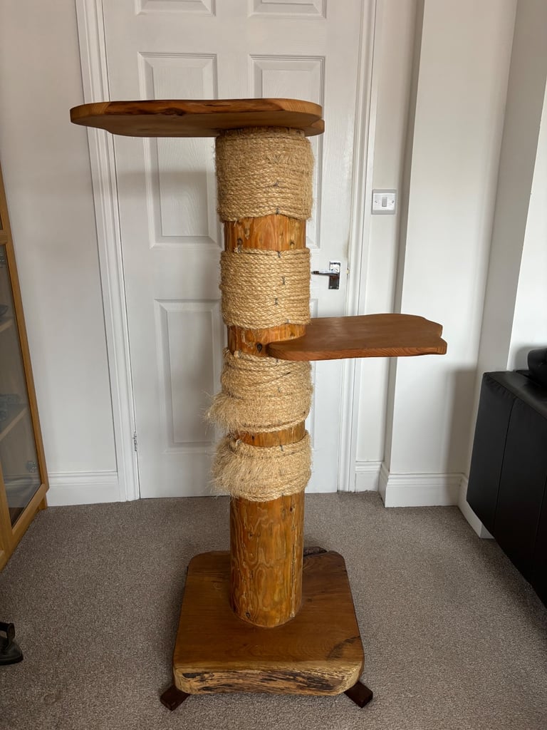 Unique cat scratcher tower