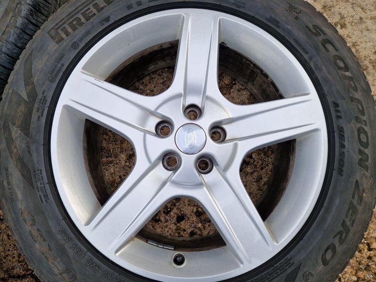 20" Defender Discovery Range Rover Transporter alloy wheels 255/60R20 tyres 4mm
