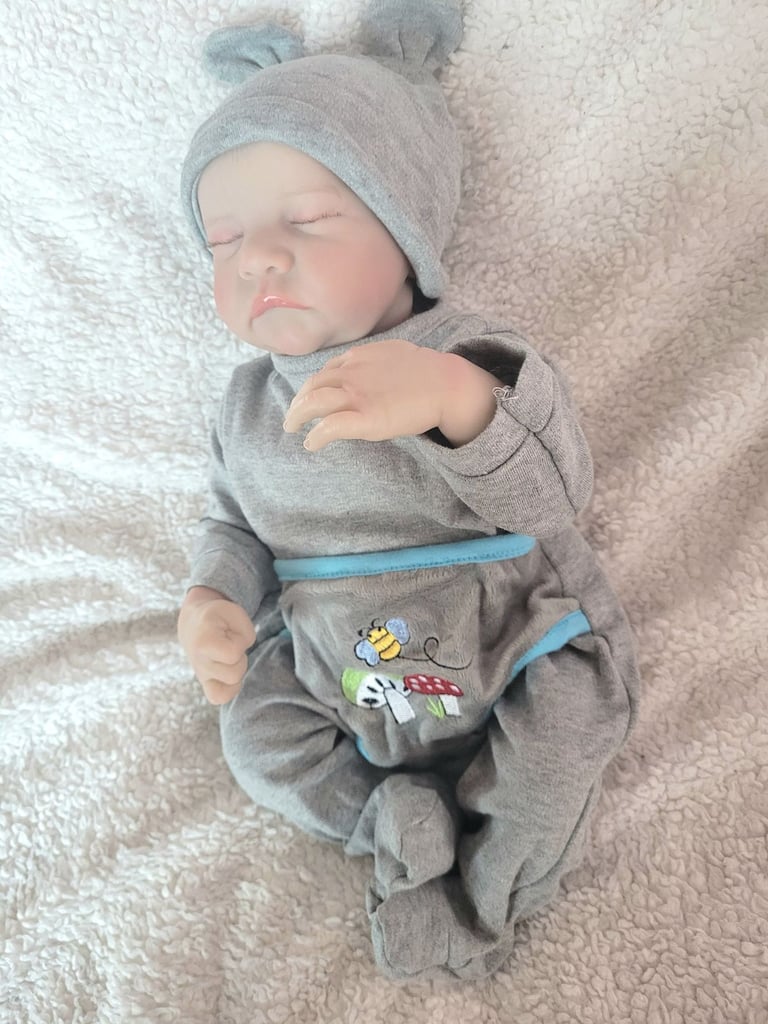 Premature preemie boy lifelike toy full body vinyl doll realistic newborn baby boy male doll