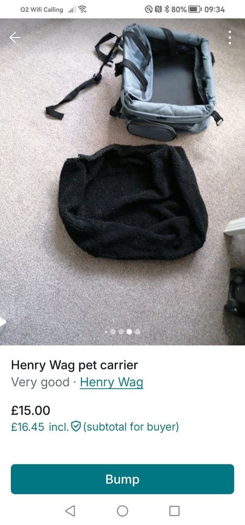 Waag Dog car seat carrier