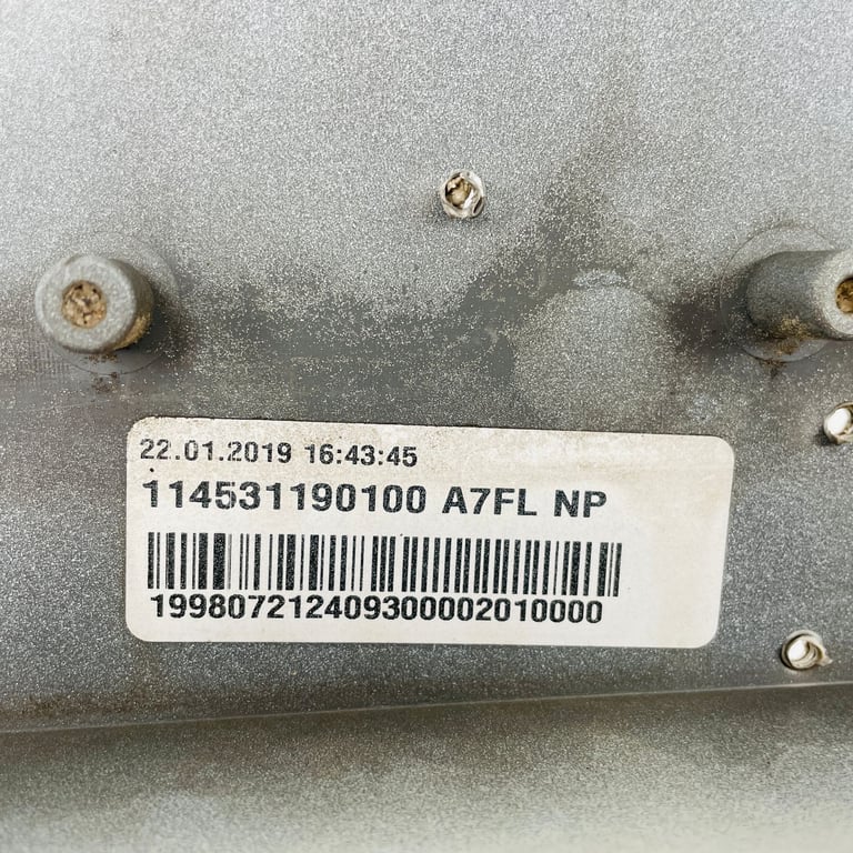 Skoda Octavia Front Bumper Genuine White Mk3 Se Face Lift 2017 - 2020 [ao62]