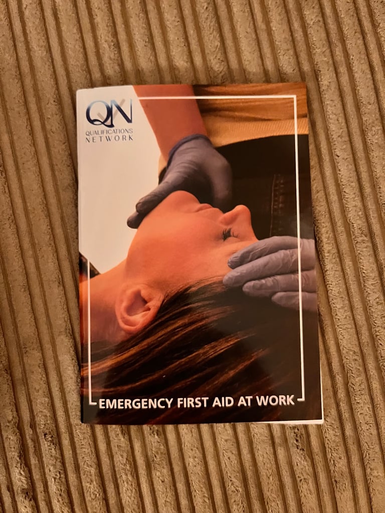 Emergency First Aid Kit, booklet and 2 resuscitation shields