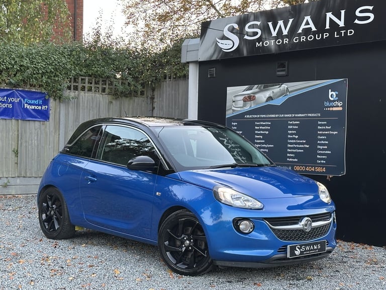 image for 2015 Vauxhall Adam 1.0 i Turbo ecoFLEX SLAM Petrol Manual 3 Door Hatchback Blue