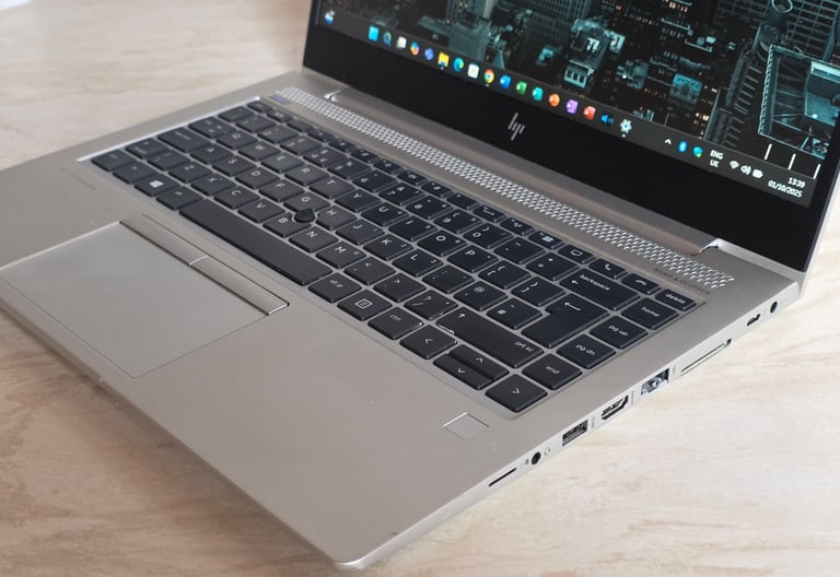 HP EliteBook 14 Full Aluminium Uni College Office Laptop NVMe WiFi 6 FHD Win 11 Pro Office 2021 Pro