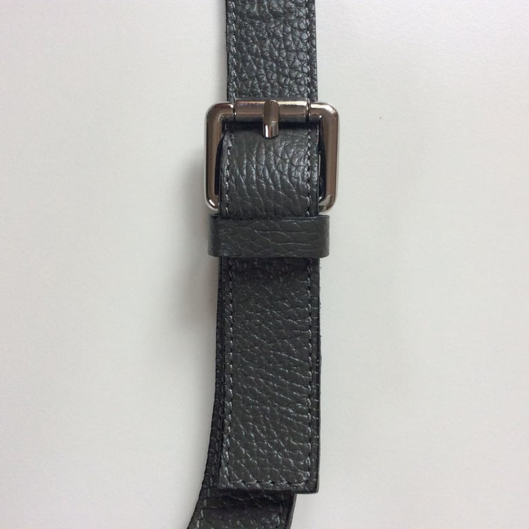 A. Bellucci women's grey tassel genuine suede leather shoulder bag medium, VGC