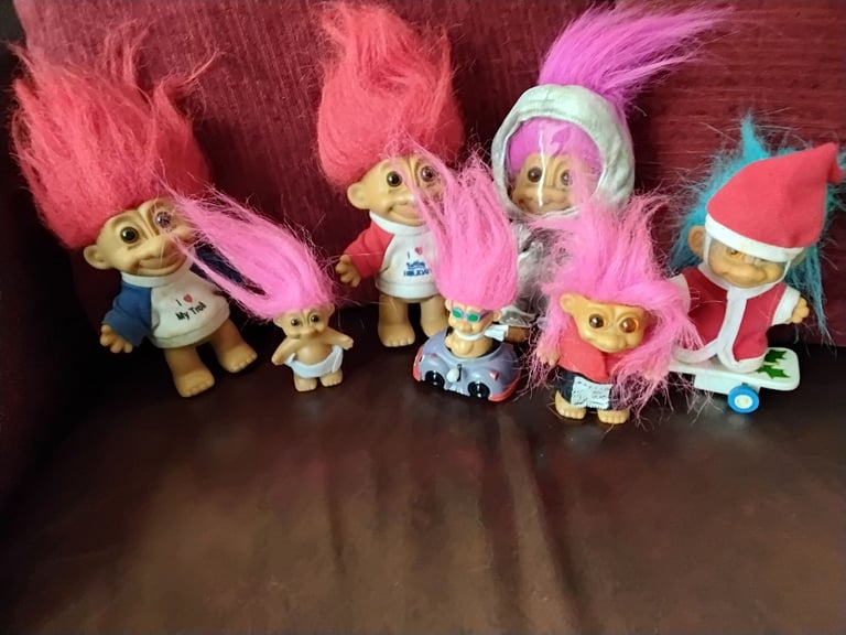 image for VINTAGE TROLLS DOLLS