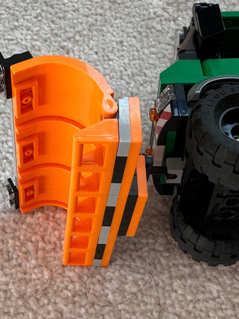 Lego snowplough 