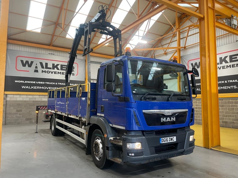 MAN TGM 18.250 *EURO 6*, 4X2 18 TONNE BRICK GRAB