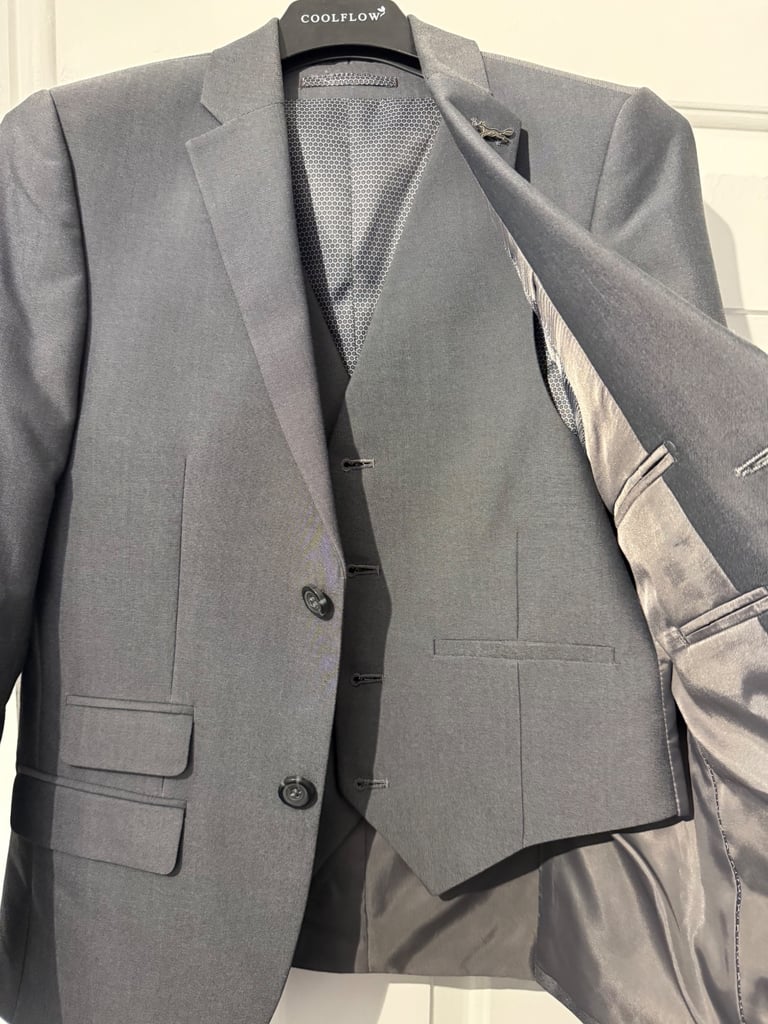 Kids 3-piece Grey Suit - Slaters