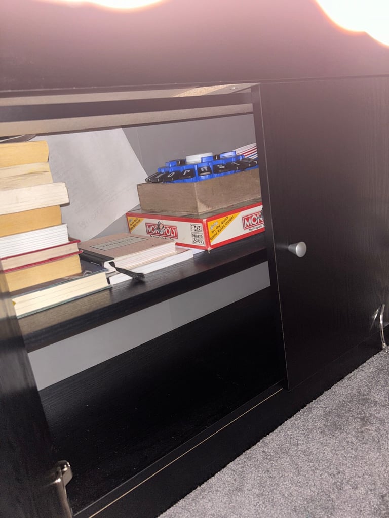 Black filing cabinet/dresser 