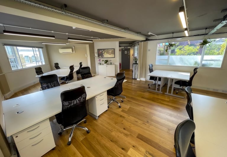 Furnished offices to rent in *Shoreditch*. Office Spaces for 3 to 65 desks EC1