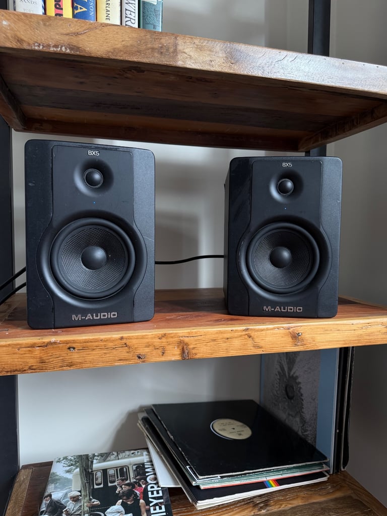 image for Pair of M-Audio BX5 D2 Digital Studio Monitors Great Condition