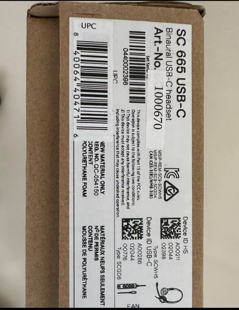 SENNHEISER IMPACT SC 665 USB-C Binaural Headset