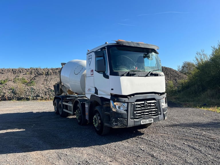 Renault C (C) 430 8x4 McPHEE MIXER , JUST ARRIVED . WATCH THE VIDEO