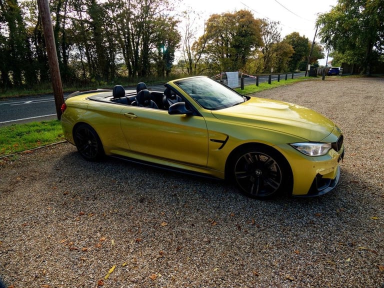 2015 M BMW M4 3.0 BITURBO CONVERTIBLE 2DR PETROL DCT EURO 6 (S/S) (431 PS)
