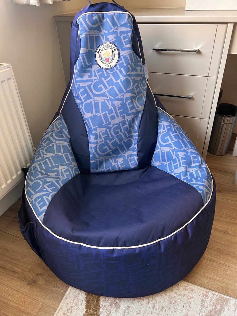 image for Manchester City football gaming chair (beanbag) 
