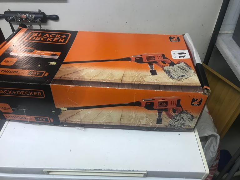 Black and decker battery power Pressure washer 