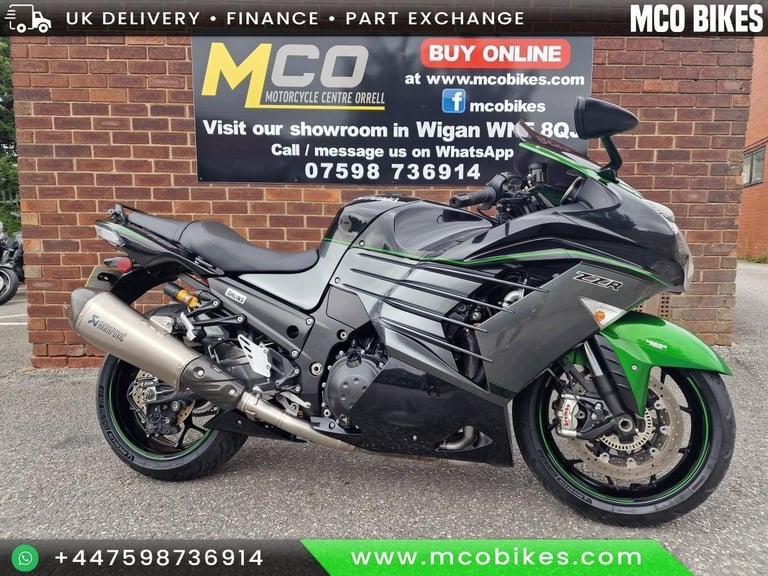 Kawasaki ZZR1400 Performance Sport 19reg 25335miles Immaculate Akro cans