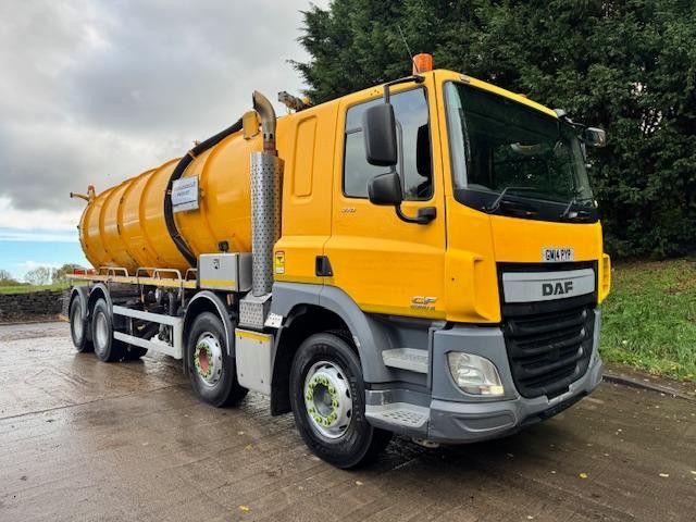 2014 DAF CF 370 E6 8x4 Sleeper cab Whale 19,500lts stainless steel vacuum tanker