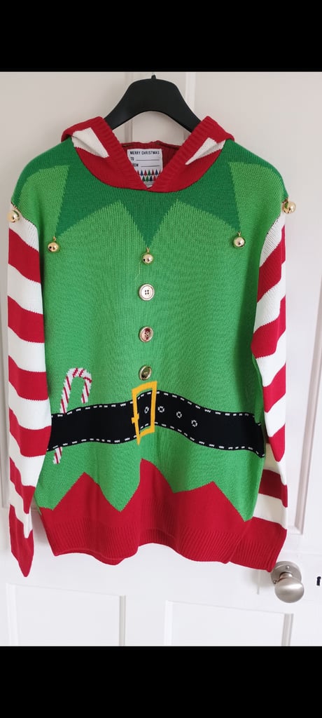 image for Elf Christmas party hoodie.