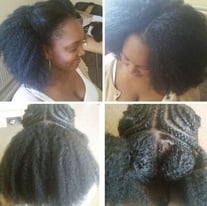 image for Crystal castle beauty: Afro-euro hairdresser :Knotless crochet braids,box braids,weave,custom wigs