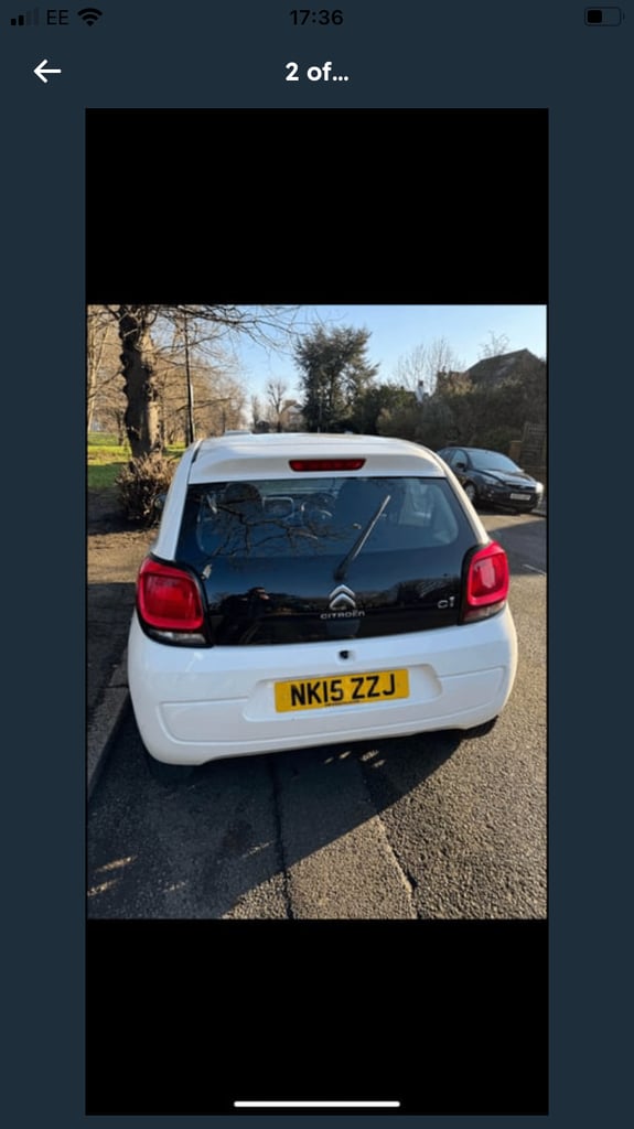 Citroen, C1, Hatchback, 2015, Manual, 998 (cc), 3 doors