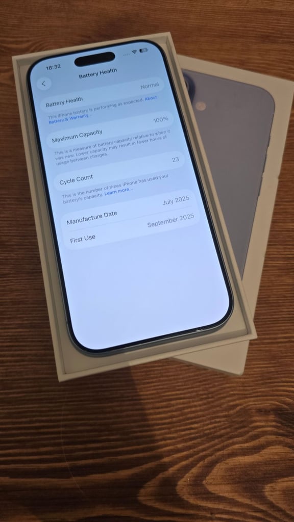 Like New iPhone 17 - 256GB - Mist Blue 2 Weeks old Almost 1 Year Apple Warranty - with box Unlocked