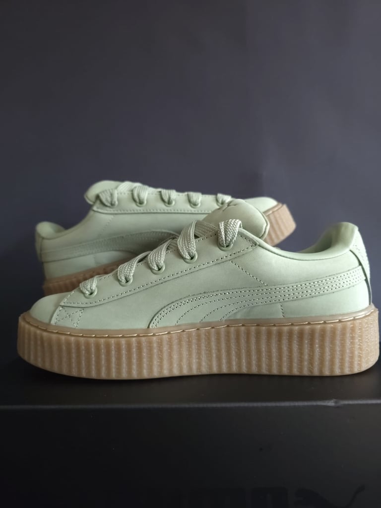Fenty x Puma Creeper Phatty – Green Fog/Gold/Gum – RRP £120
