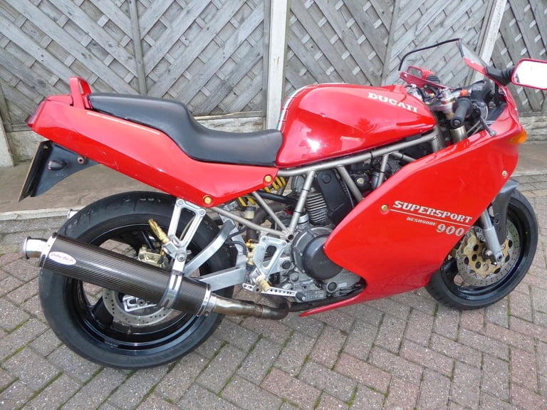 DUCATI 900 SS L REG FLAT SLIDE CARBS DYNA COILS CARBON CANS K-N PRO 100 LEADS