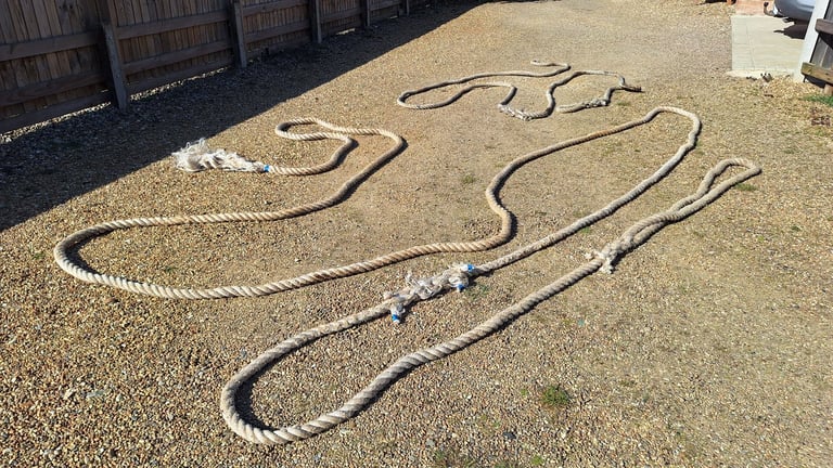 image for Old Ship's mooring ropes