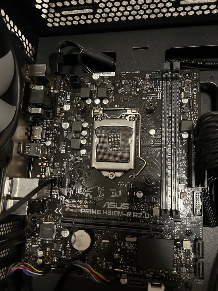 Barebone PC Case with motherboard and 850w power supply