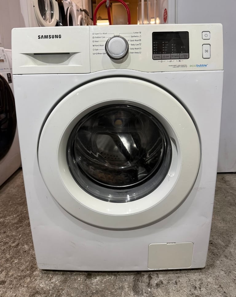 Samsung 9kg ecobubble Washing Machine With Free Delivery N Warranty 